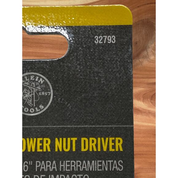 Klein Tools 32793 Pro Impact 5/16 Power Nut Driver Set 3pc New 2 5 8 inch Length - Picture 6 of 6